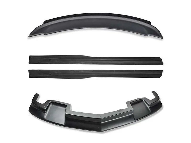 Wholesale 5th Gen Camaro ZL1-Style Full Body Kit w/ Front Splitter, Side Skirts, and Rear Spoiler, Unpainted :: 2010-2013 Camaro SS