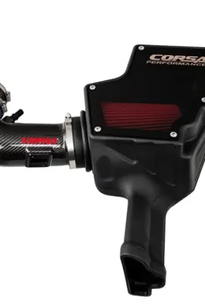Best Seller Corsa Closed Box Forged Carbon Fiber Air Intake w/ DryTech 3D Filter :: 2018-2023 Ford Mustang GT