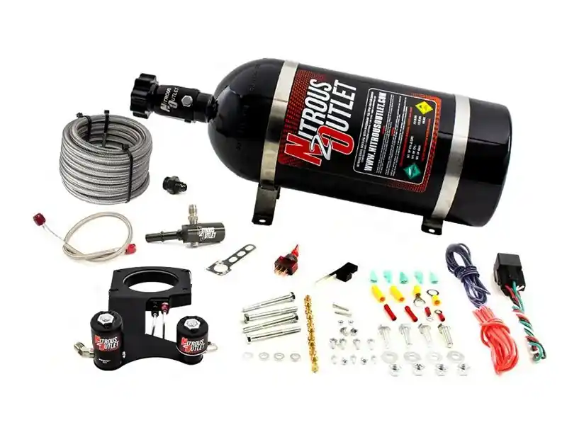 Nitrous Outlet Hardline Plate System, 10lb Bottle :: 2014-2018 Silverado & GMC Sierra 1500 6.2L Cheap