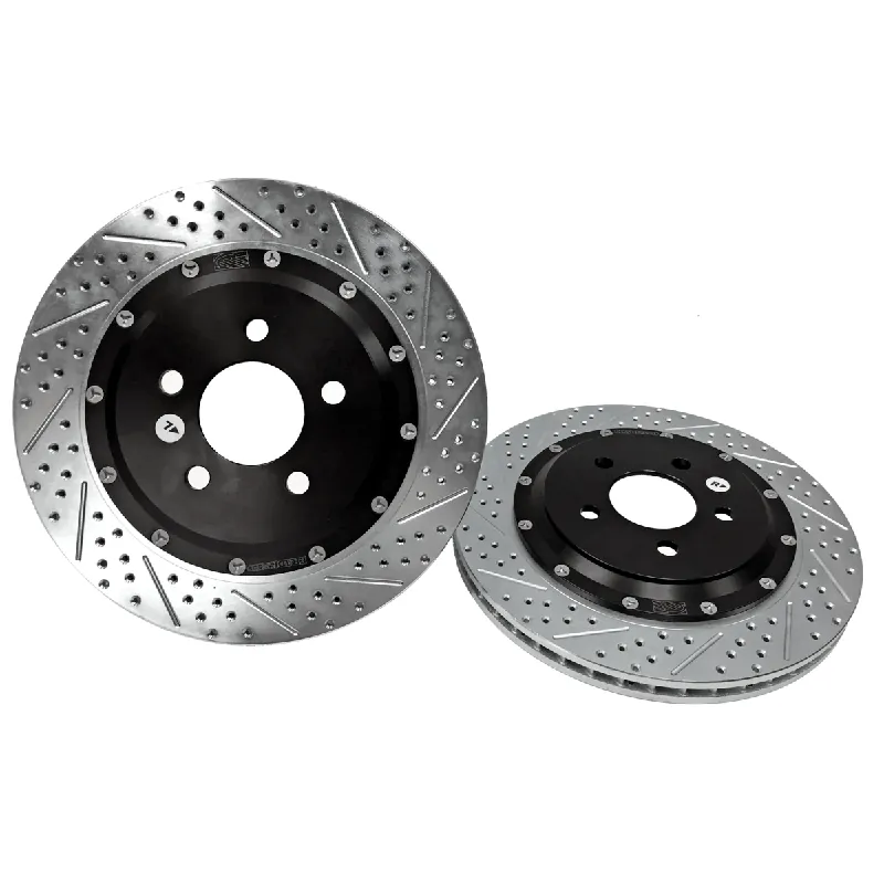Baer EradiSpeed+ Front Drilled & Slotted Rotors :: 2015-2023 Ford Mustang GT w/Std Brake & EcoBoost w/Performance Pkg (4-Piston Caliper) Authentic