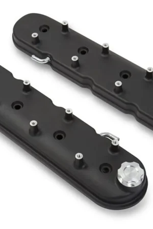 Buy Online Holley Aluminum LS Valve Covers, Satin Black :: 2010-2015 Camaro V8 & 2006-2013 Corvette