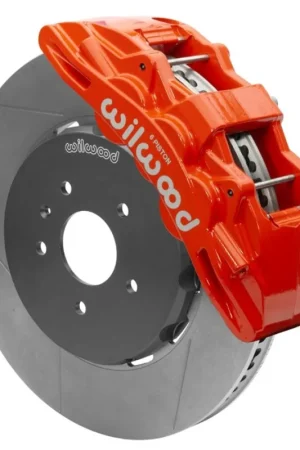 Wilwood SX6R Front 15" Big Brake Kit w/ Slotted Rotors & 6 Piston Red Calipers :: 2014-2019 Corvette Reduced Price