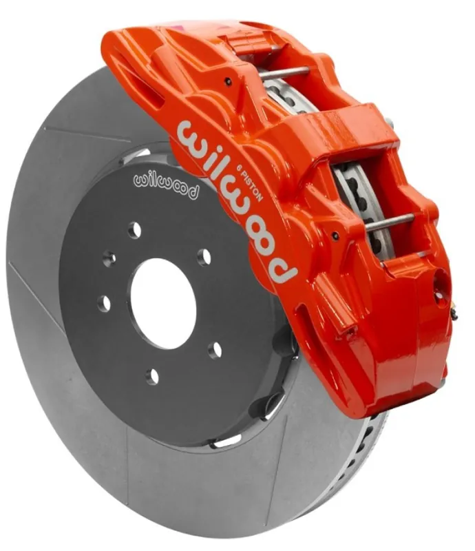 Wilwood SX6R Front 15" Big Brake Kit w/ Slotted Rotors & 6 Piston Red Calipers :: 2014-2019 Corvette Reduced Price