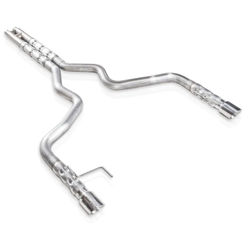 Stainless Works 2.5" Retro Chambered Cat-Back Exhaust w/ H-Pipe, Performance Connect :: 2015-2017 Mustang GT Same Day Shipping