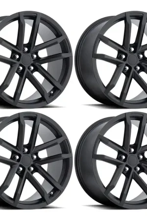 FR 41 ZL1 Replica Wheel Set, Satin Black, 20x9 & 20x10 :: 2010-2024 Camaro Get Yours