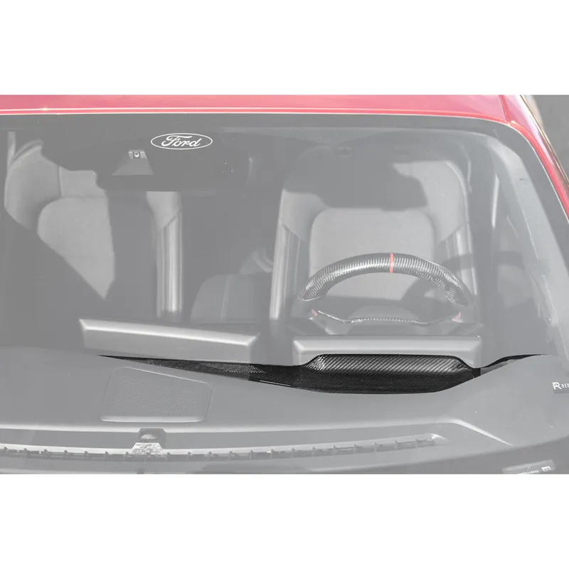 Modern S650 Mustang Interior Upper Instrument Dashboard Panel Trim Cover, Carbon Fiber :: 2024-2026 Ford Mustang