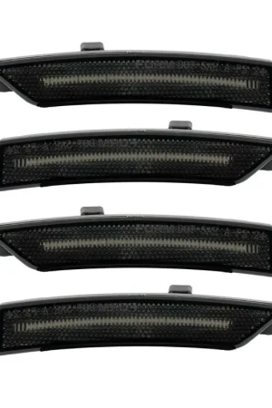 New Arrival Form Lighting LED Sidemarkers, Smoked :: 2024-2026 Ford Mustang