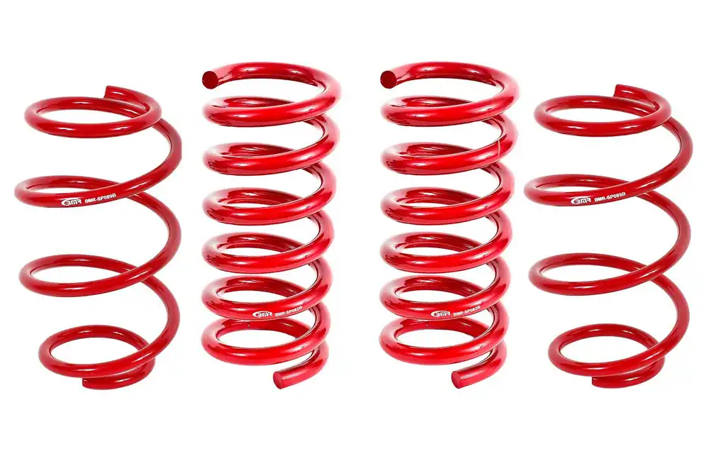 Order Now BMR .875" Front & .5" Rear Lowering Springs, Performance Version :: 2015-2026 Ford Mustang w/o Magneride