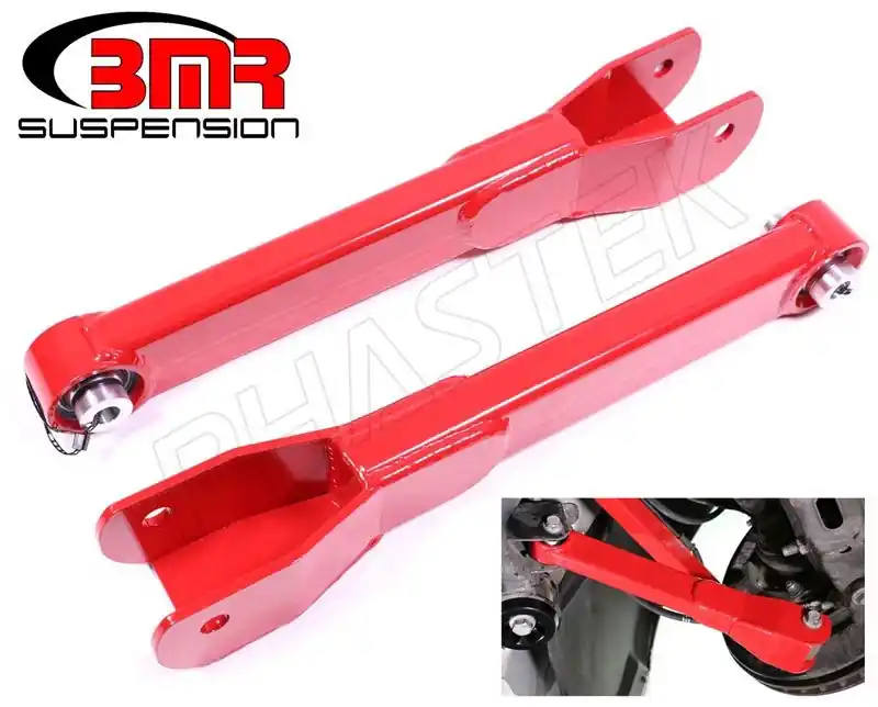 Grab Now BMR Rear Upgraded Trailing Arms, Spherical Bearings, Red :: 2010-2015 Camaro