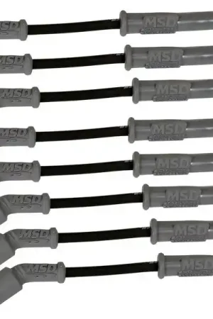 Money Back Guarantee MSD Super Conductor Black Spark Plug Wires :: 2016-2024 Camaro SS & ZL1, 2014-2019 Corvette
