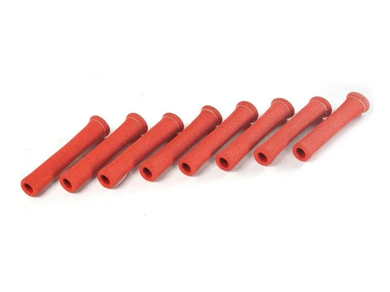 DEI Protect-A-Boot 6" Spark Plug Sleeves, Red, Pack of 8 :: Money Back Guarantee
