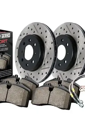 Flash Sale StopTech Sport Disc Brake Upgrade Kit, Cross Drilled & Slotted, Rear :: 2010-2015 Camaro SS