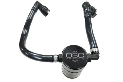 Bulk Order J&L OSC 3.0 Oil Separator, Passenger Side, Black Anodized :: 2018-2023 Mustang GT & 2021-2023 Mustang Mach 1
