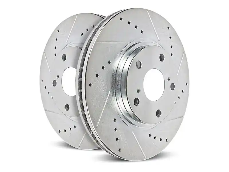 Powerstop Evolution Front Drilled and Slotted Rotors :: 2016-2024 Camaro SS Weekend Sale