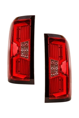 Money Back Guarantee Winjet Renegade V2 LED Sequential LED Taillights, Chrome Housing, Red Lens :: 2014-2018 Silverado 1500 w/Factory Halogen Taillights