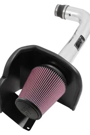Sale K&N 77 Series Cold Air Intake System, Chrome Tube :: 2014-2018 Silverado 1500 4.3L