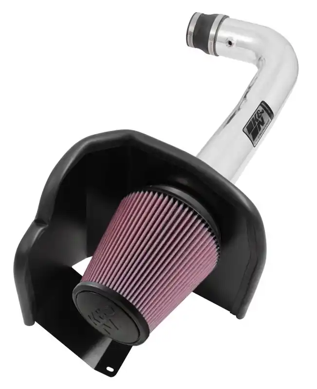 Sale K&N 77 Series Cold Air Intake System, Chrome Tube :: 2014-2018 Silverado 1500 4.3L