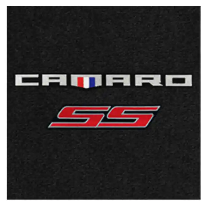 Big Sale Lloyd Ultimat Trunk Mat, Black Mat w/ Red Camaro SS Logo :: 2016-2024 Camaro Convertible