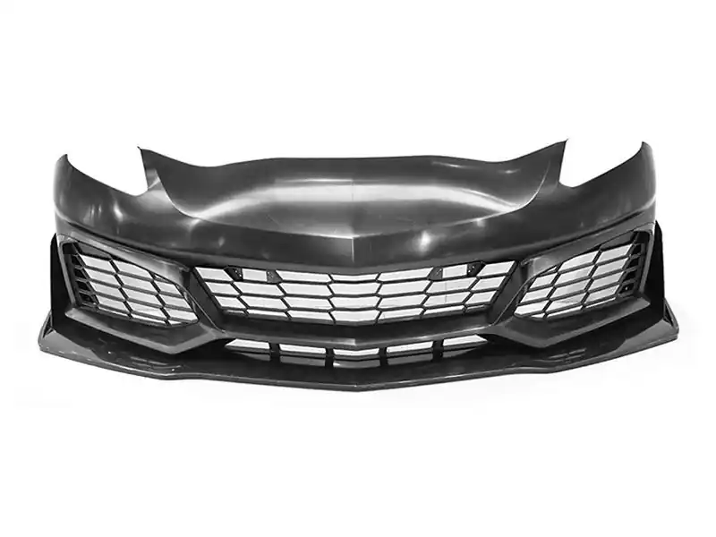 Brand New C7 Corvette ZR1-Style Front Bumper Conversion Kit, Unpainted :: 2014-2019 C7 Corvette Non-ZR1