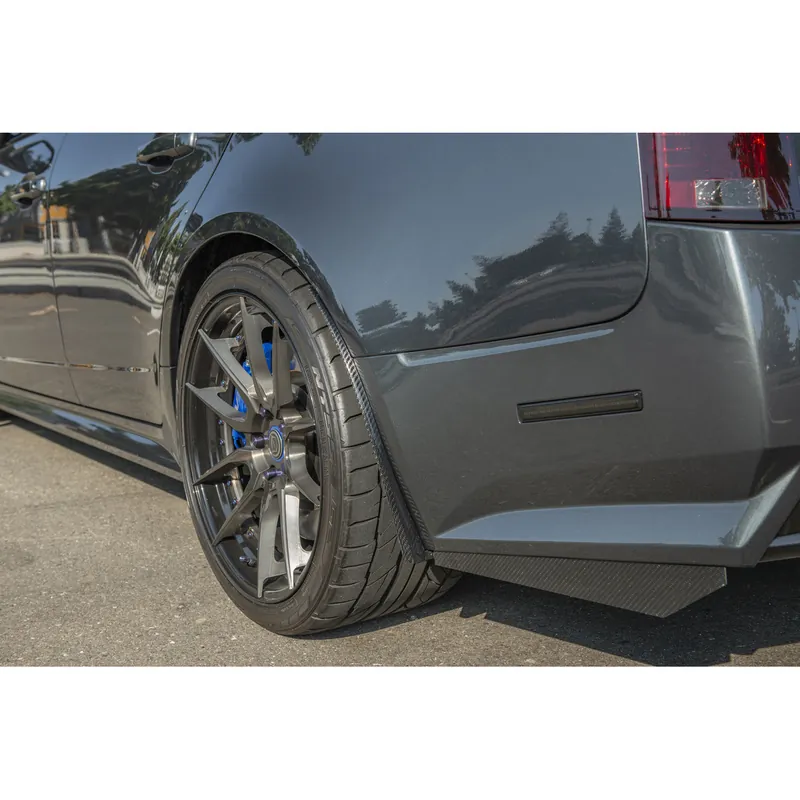 Cadillac CTS-V Rear Splash Guard, Carbon Fiber :: 2009-2015 Cadillac CTS-V Hassle-Free Returns
