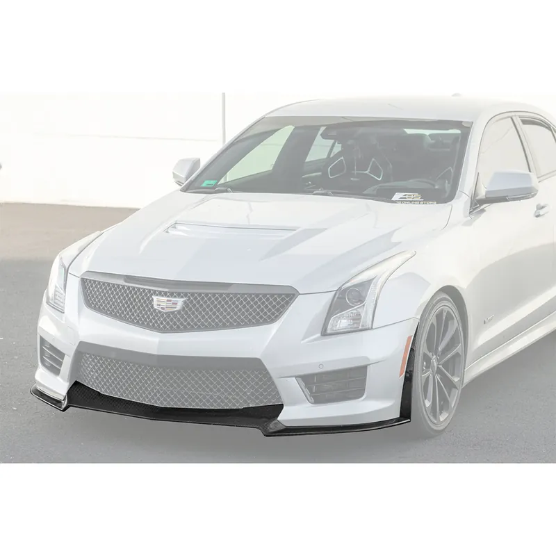 Secure Checkout Cadillac ATS-V Track Package Front Splitter w/ Side Wheel Arch, Carbon Fiber :: 2016-2019 Cadillac ATS-V