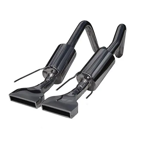 MBRP Armor Pro 2.5" Axle-Back Exhaust System w/ 4" Dual Polished Rectangular Tips :: 2005-2007 Corvette Weekend Sale