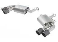 Top Pick Borla 2.75" ATAK Axle-Back Exhaust System w/ 4" Quad Carbon Fiber - Light Tips :: 2016-2024 Camaro SS & ZL1