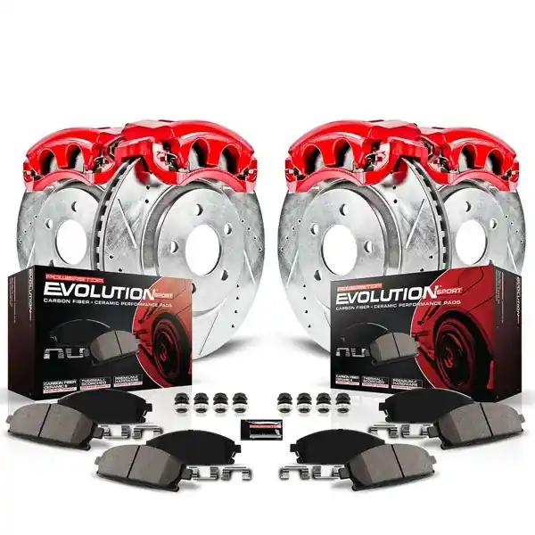 PowerStop Z23 Evolution Sport Brake Kit w/Calipers, Front & Rear :: 2010-2015 Camaro V6 Low Price