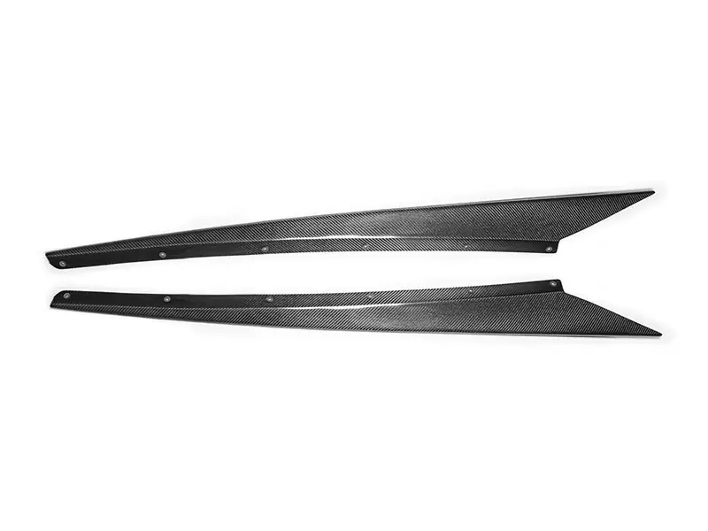 C8 Corvette Z51-Style Side Skirts, Carbon Fiber :: 2020-2026 C8 Corvette Stingray & Z51 Genuine