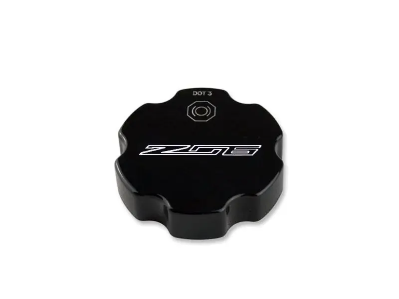 Premium American Brother Designs Brake Fluid Cap Cover, Z06 Logo, Color Options :: 2014-2019 C7 Corvette Z06