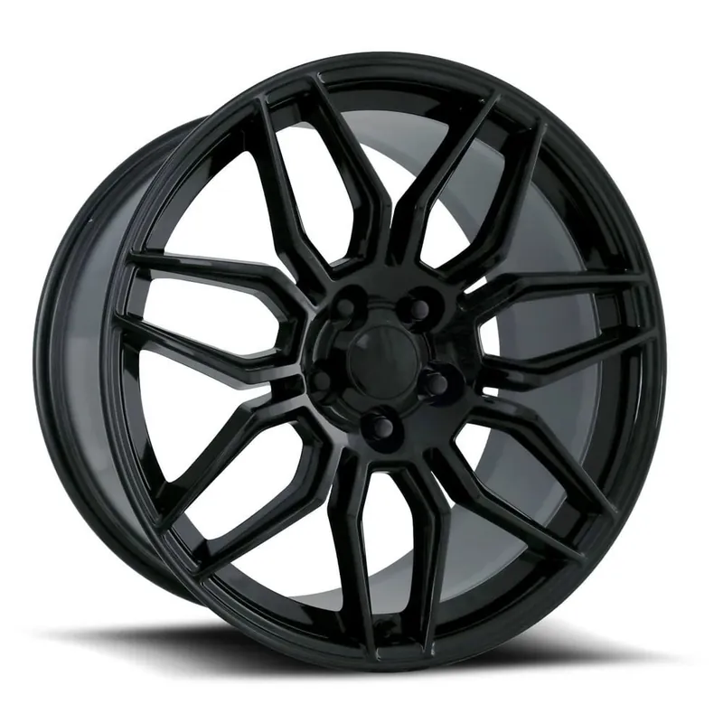 FR 401F C8 Z06 Replica Rear Wheel, Gloss Black, 20x12 :: 2006-2019 Corvette ZR1, Z06 & Grand Sport Viral