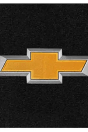 Buy Online Lloyd 2pc Front Ultimat Floor Mats, Black Mats w/ Gold Chevy Bowtie Logo :: 2016-2024 Camaro
