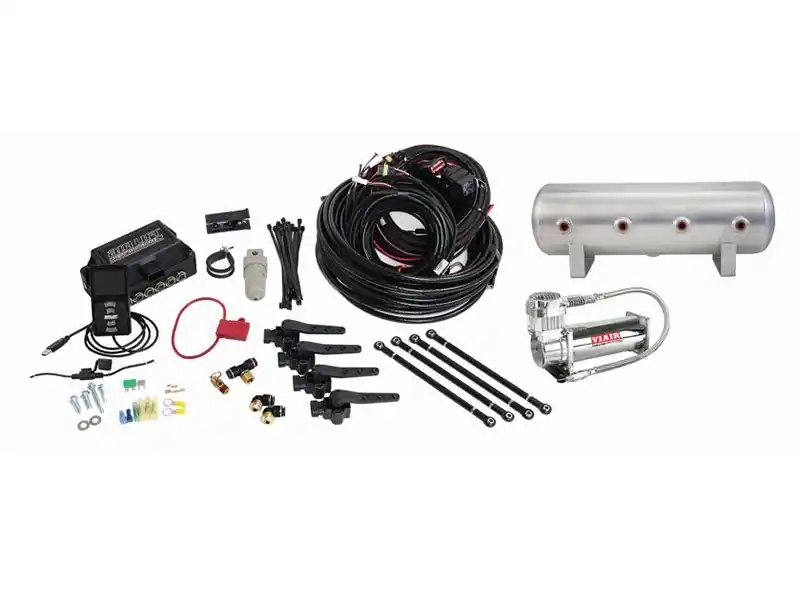 Deal Air Lift Performance 3H 3/8" Line, w/ Compressor, 2.5 Gallon Raw Aluminum Tank :: 2010-2024 Camaro