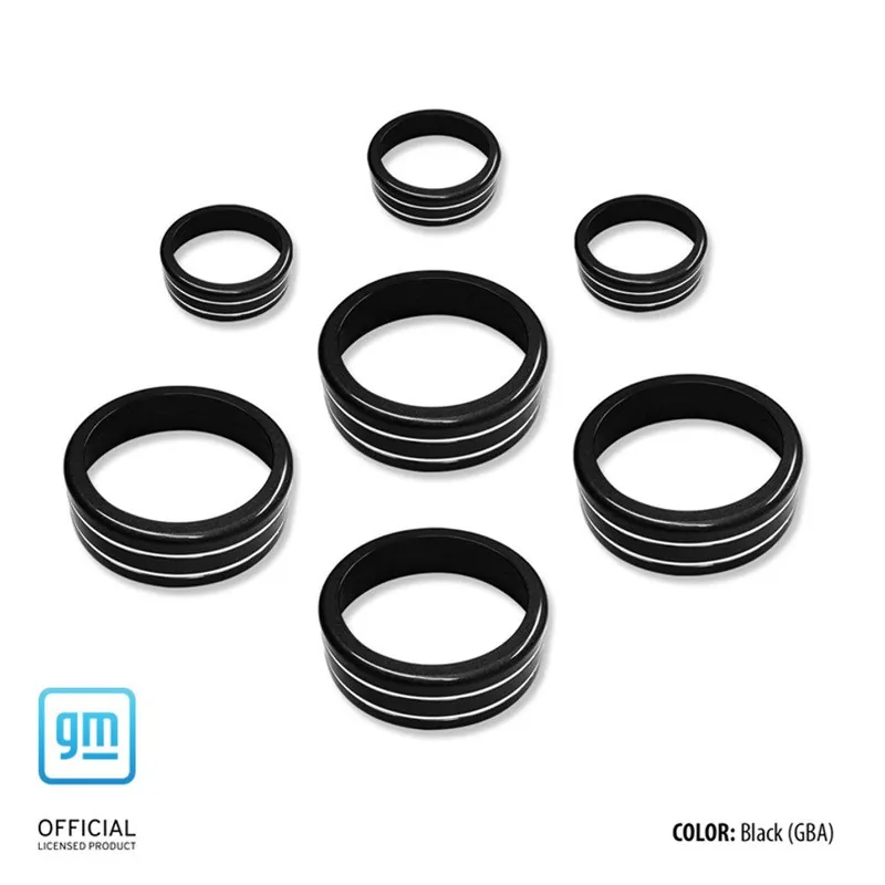 Crafted American Brother Designs Interior Knob Kit :: 2019-2025 Silverado & GMC Sierra 1500