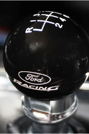 Ford Performance 6 Speed Shift Knob w/ Ford Racing Logo, Black :: 2015-2025 Ford Mustang Today Only