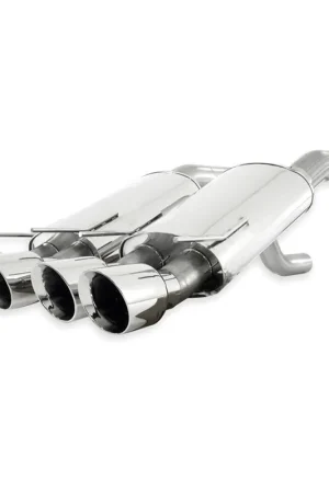 New Arrival Stainless Works Turbo Chambered Axle-Back Exhaust w/ 4" Quad Polished Tips :: 2006-2013 Corvette Z06