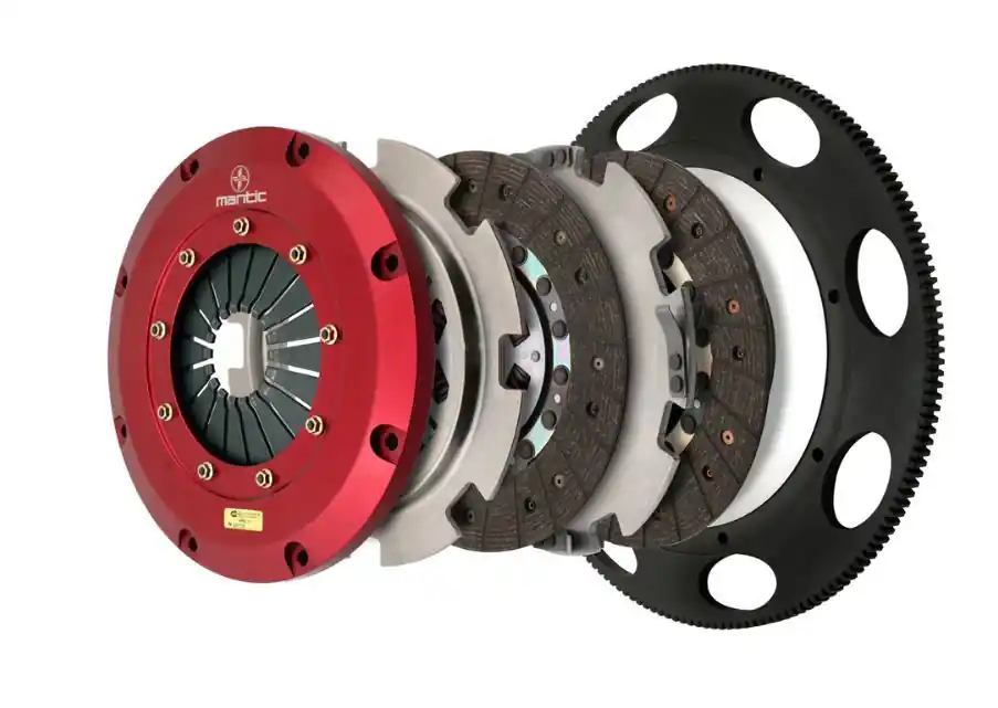 Mantic Twin Disc Clutch w/ Heavy Flywheel - Organic, White Box :: 2010-2015 Camaro SS & 2005-2013 C6 Corvette, Z06, Grand Sport No Minimum Order