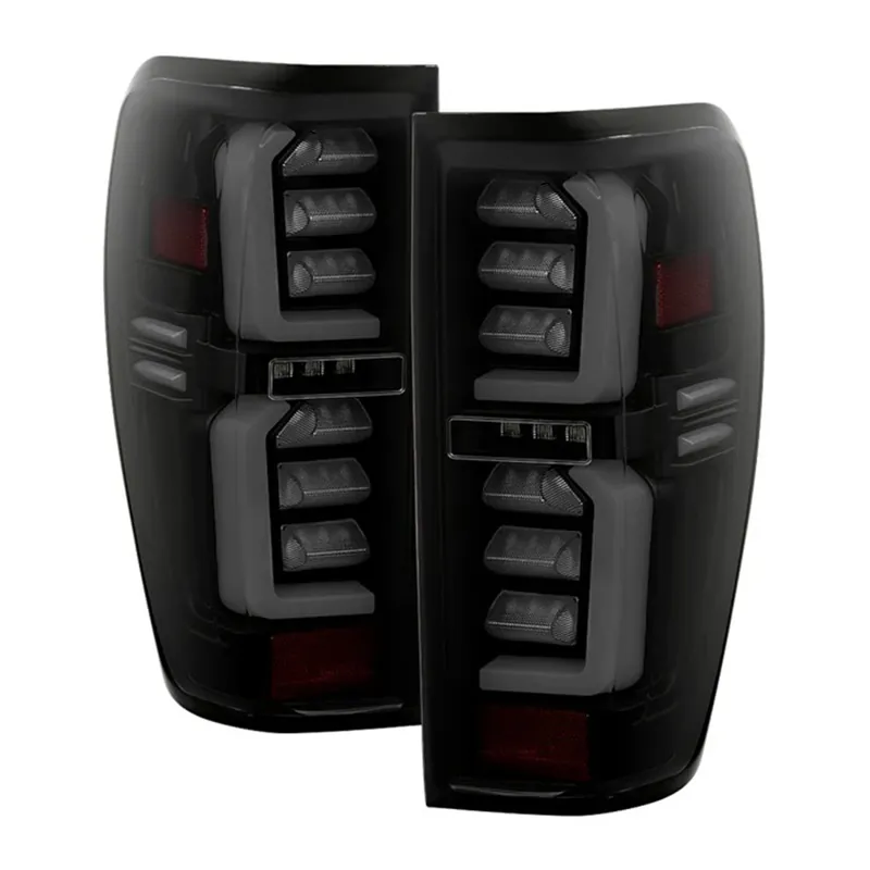 Spyder Apex LED Tail Lights, Smoked Lens and Black Housing :: 2019-2020 GMC Sierra w/o Factory LED Markdown