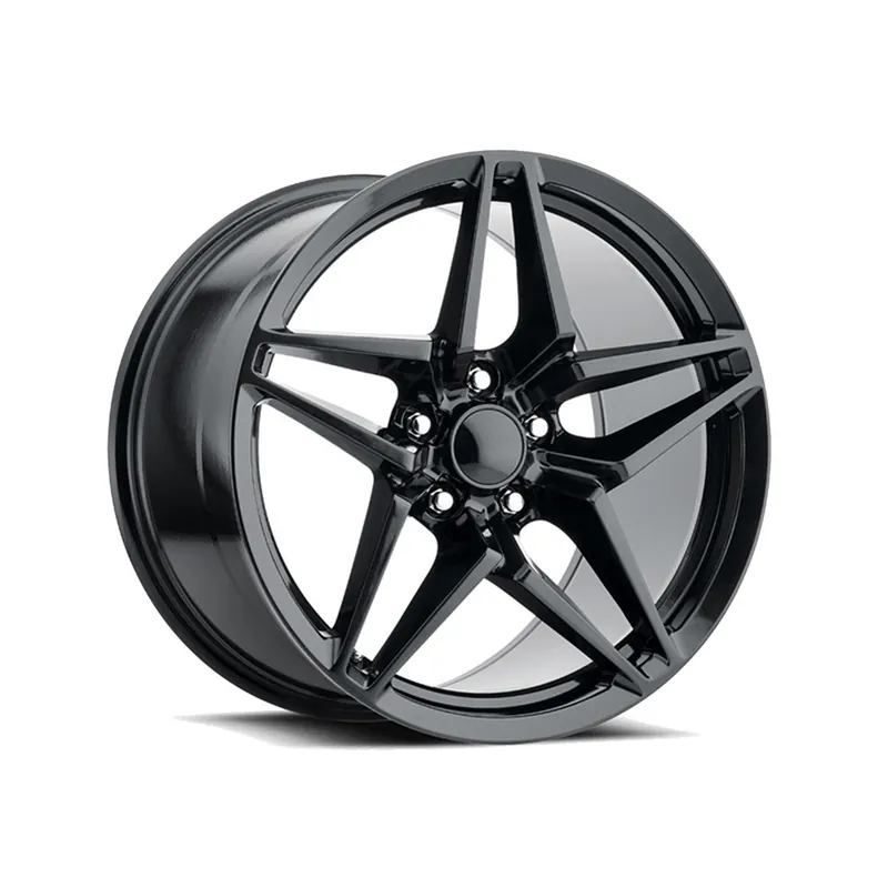 Free Returns FR 29 C7 ZR1 Replica Front Wheel, Satin Black, 19x10 :: 2006-2019 Corvette ZR1, Z06 & Grand Sport