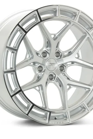 One Day Deal Vossen HFX-1 Hybrid Forged Front Wheel, Silver Polished, Deep Face, 20x9.5 +25 :: 2015-2026 Mustang