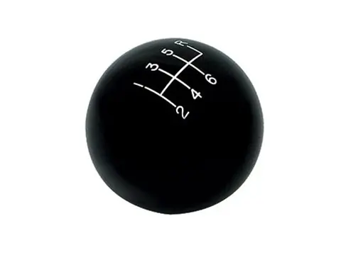 Hurst Shift Knob, Black 6-Speed -3/8 -16 Threads :: Direct From Manufacturer
