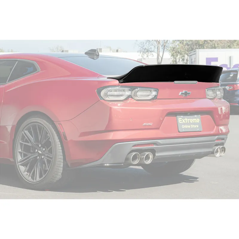 New Release 6th Gen Camaro Rear Trunk Lid Wing Ducktail Spoiler, Gloss Black :: 2016-2024 Camaro