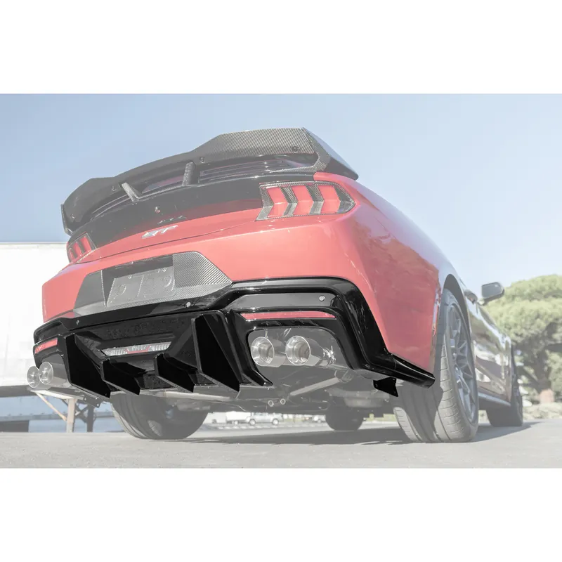 Fan Favorite S650 Mustang V3 Package Rear Diffuser, Unpainted :: 2024-2026 Ford Mustang