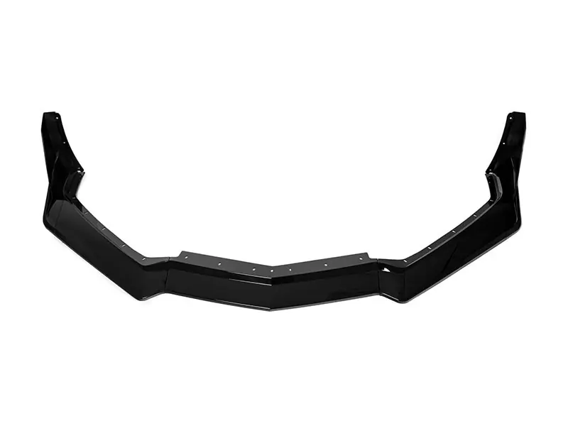 C8 Corvette Stage 3 ZR1-Style 7-Piece Front Splitter, Gloss Black :: 2020-2026 C8 Corvette Stingray & Z51 Best Seller