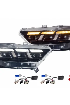 Fast Shipping Morimoto XB LED Headlights, Gen 2 :: 2015-2017 Ford Mustang & 2015-2022 Mustang GT350, GT500