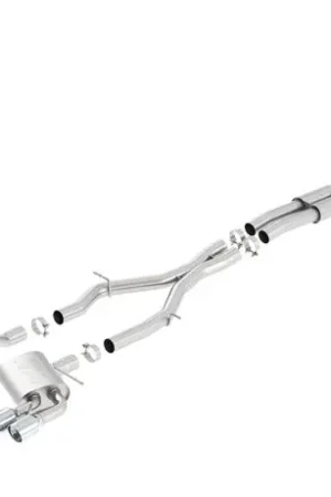 Next Day Delivery Borla 3" ATAK Cat-Back Exhaust System w/ 4" Quad Polished Tips :: 2016-2024 Camaro SS & ZL1