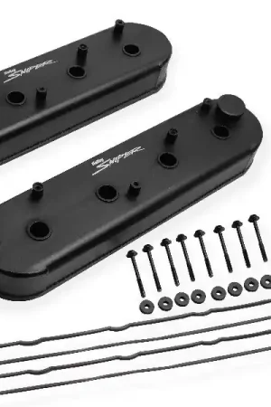 Holley Sniper Aluminum Valve Covers, Satin Black :: 2010-2015 Camaro SS & ZL1 Deal