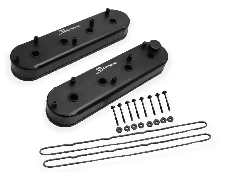 Holley Sniper Aluminum Valve Covers, Satin Black :: 2010-2015 Camaro SS & ZL1 Deal