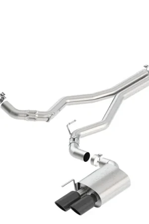 Trending Borla 3" ATAK Cat-Back Exhaust System w/ 4" Quad Black Chrome Tips :: 2018-2023 Ford Mustang GT w/ Non-Active Exhaust