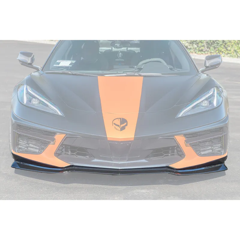 C8 Corvette Z06/Z07 Performance Front Lip Splitter, Carbon Flash :: 2020-2026 Corvette Stingray & Z51 Affordable